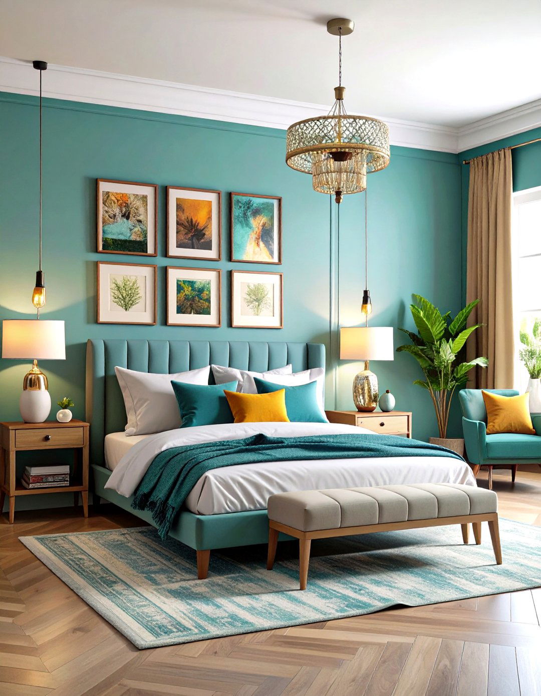 Eclectic Wall Art Collection - 24 Hippie Bedroom Ideas
