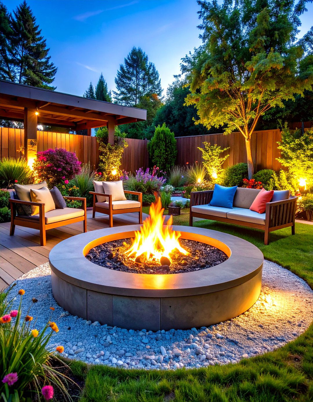 Eco Friendly Bioethanol Fire Pit - 24 Sunken Fire Pit Ideas