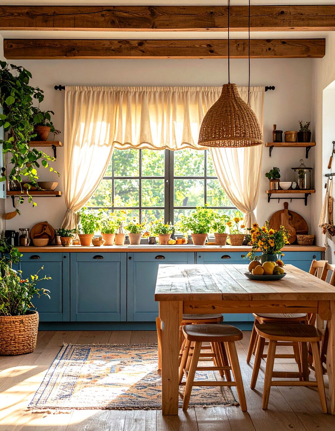 Eco Friendly Kitchen Valance with Sustainable Materials - 24 Kitchen Valance Ideas