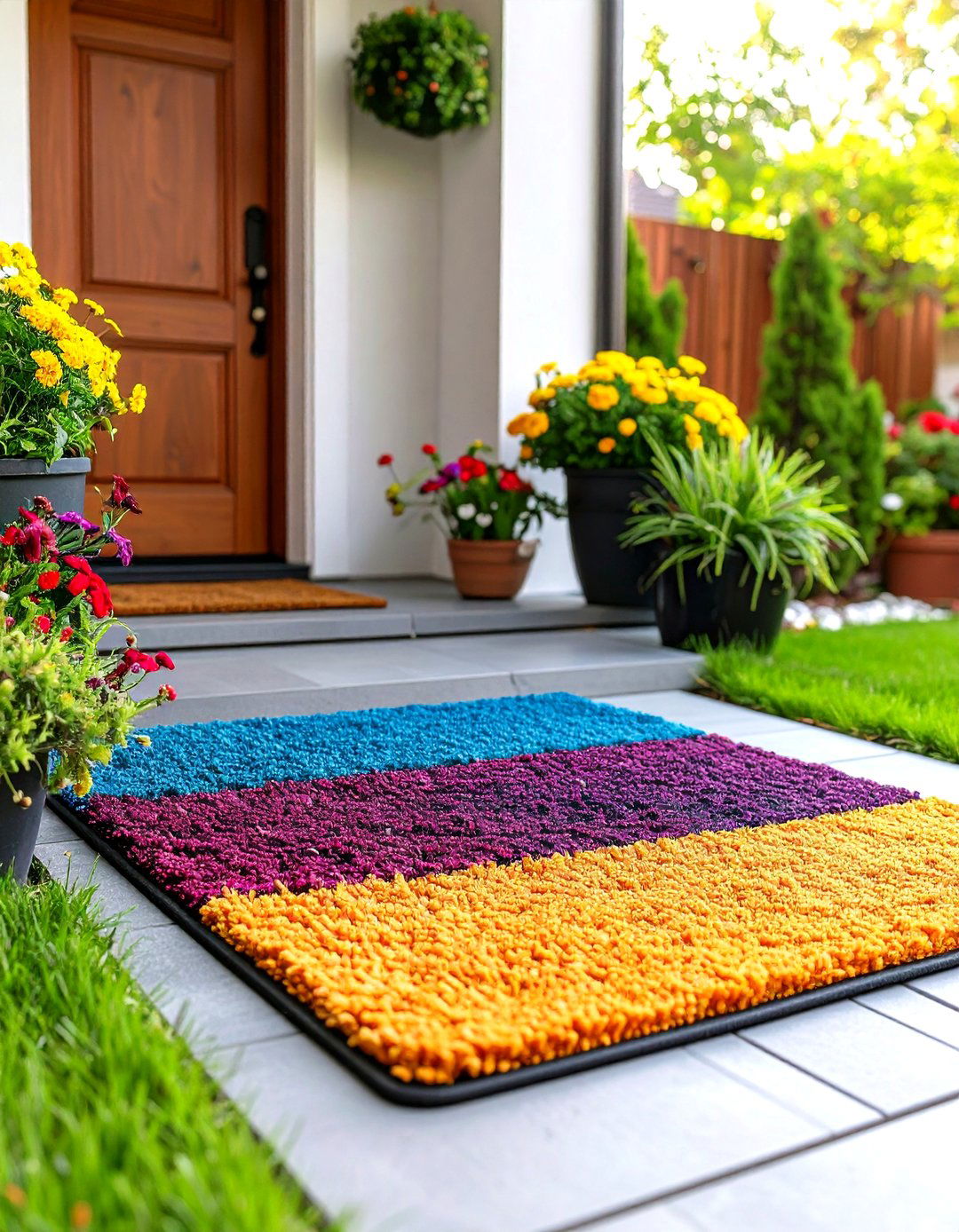 Eco Friendly Recycled Materials - 24 Front Door Mat Ideas
