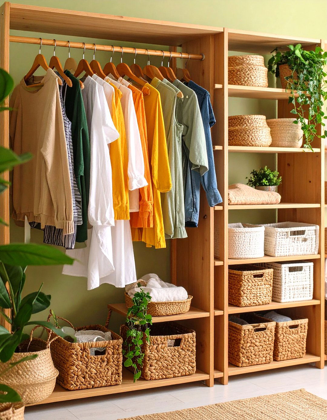 Eco Friendly Sustainable Storage - 24 Nursery Closet Ideas