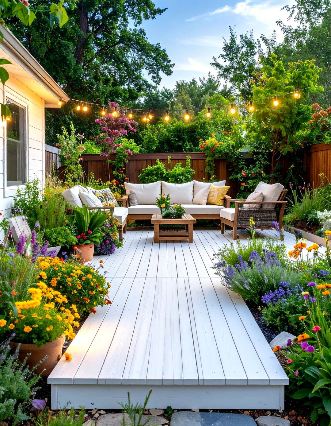 Eco Friendly White Deck - 24 White Deck Ideas