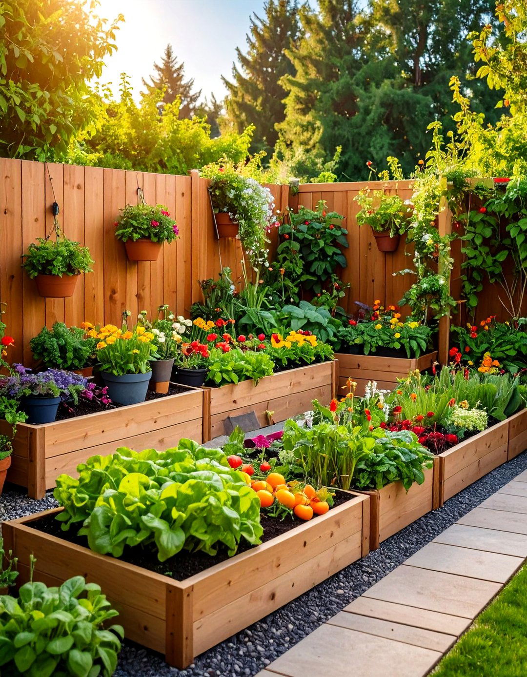 Edible Corner Vegetable Garden - 24 Corner Garden Ideas With Pots