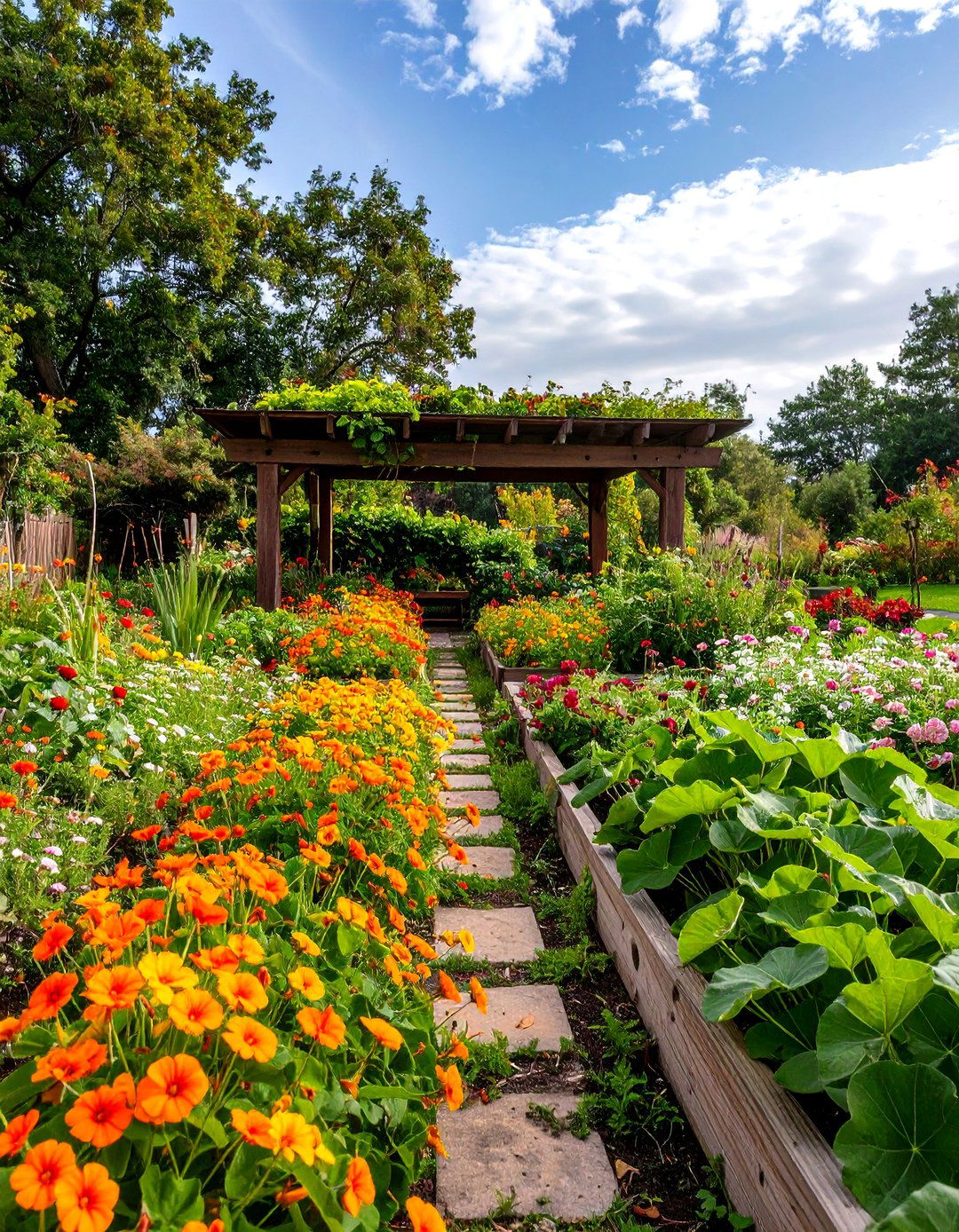 Edible Flower Garden - 24 School Garden Ideas
