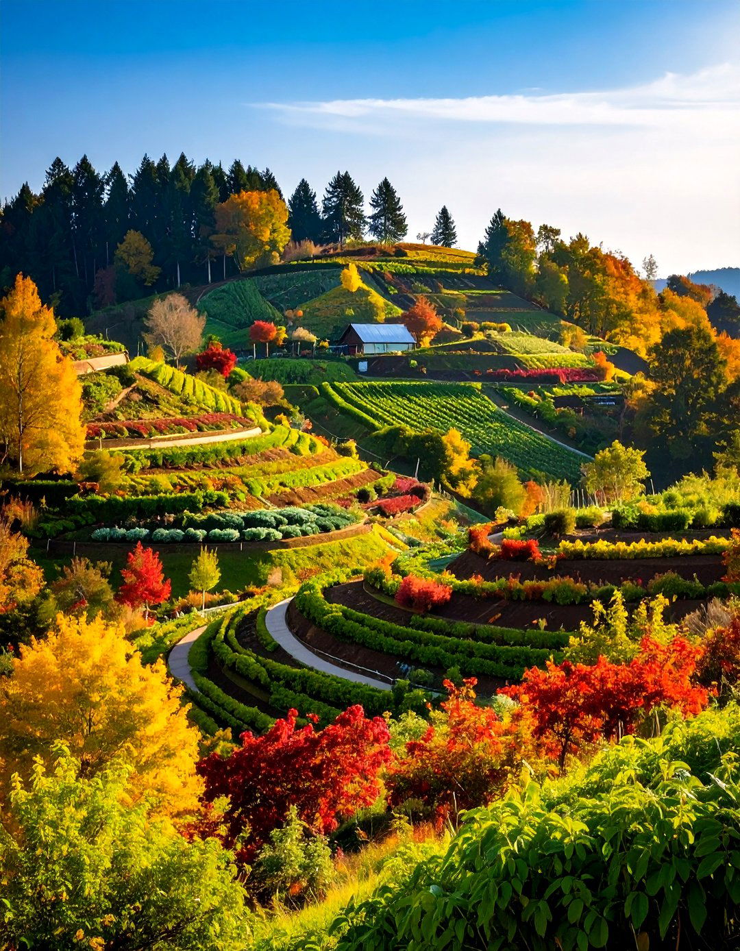 Edible Forest Garden Slopes - 24 Sloping Garden Design Ideas