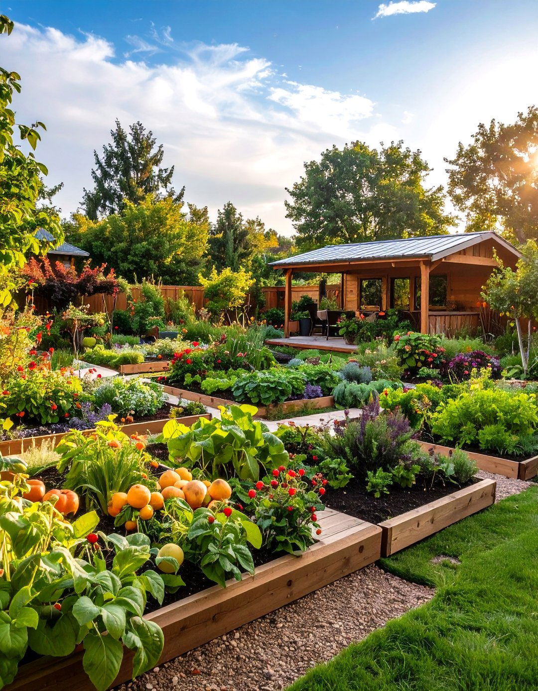Edible Landscape Integration - 24 Low Maintenance Backyard Landscaping Ideas