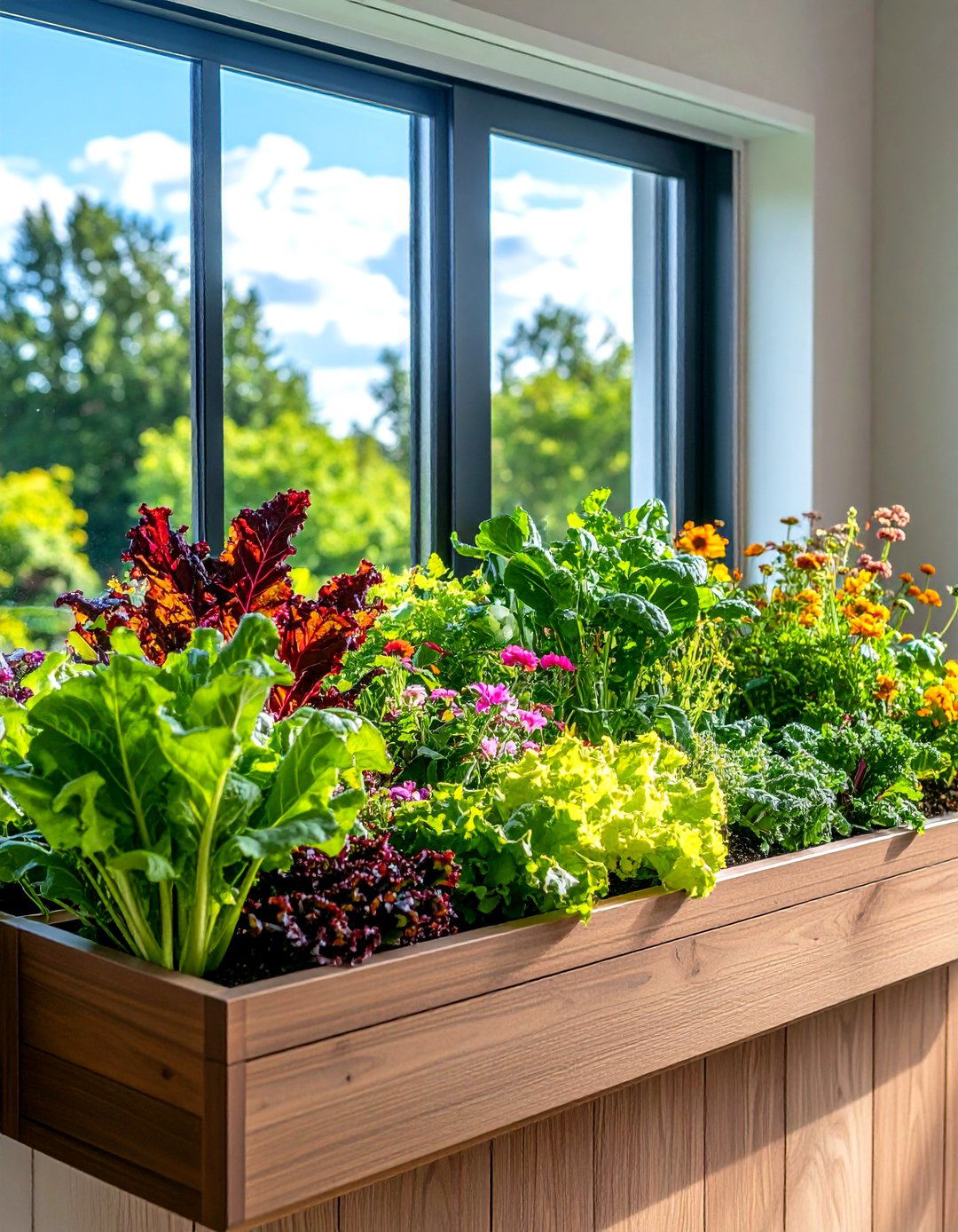Edible Window Garden - 24 Fall Window Box Ideas