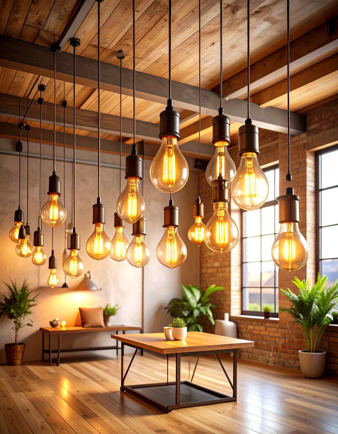 Edison Bulb Lighting Systems - 24 Industrial Decor Ideas