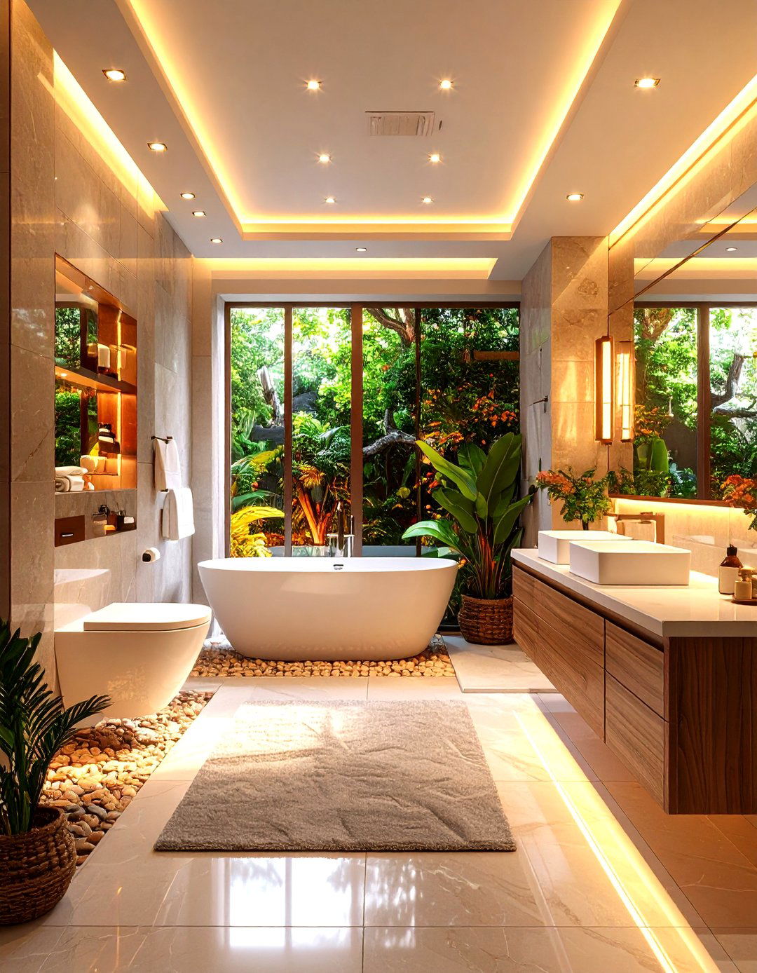 Efficient Lighting Layer Systems - 24 Small White Bathroom Ideas