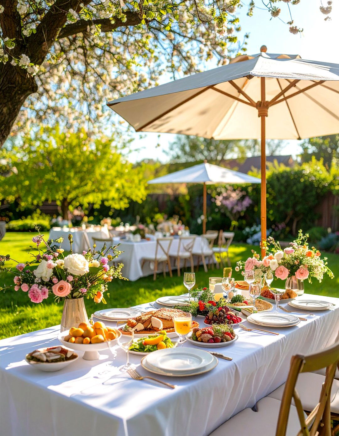 Elegant Brunch Wedding - 24 Backyard Wedding Ideas