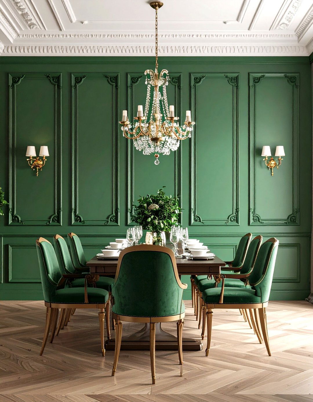 Elegant Raised Panel Wainscoting - 24 Half Wall Paneling Ideas