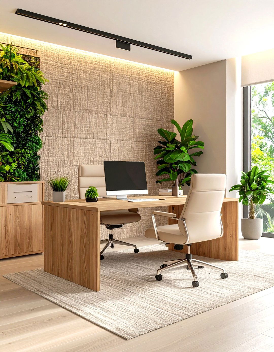 Elegant Wallpaper Office Accent Walls - 24 Office Accent Wall Ideas