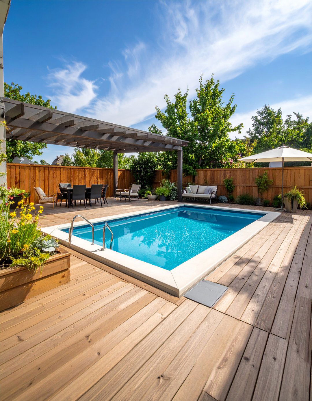 Elevated In Deck Plunge Pool Installation - 24 Plunge Pool Ideas