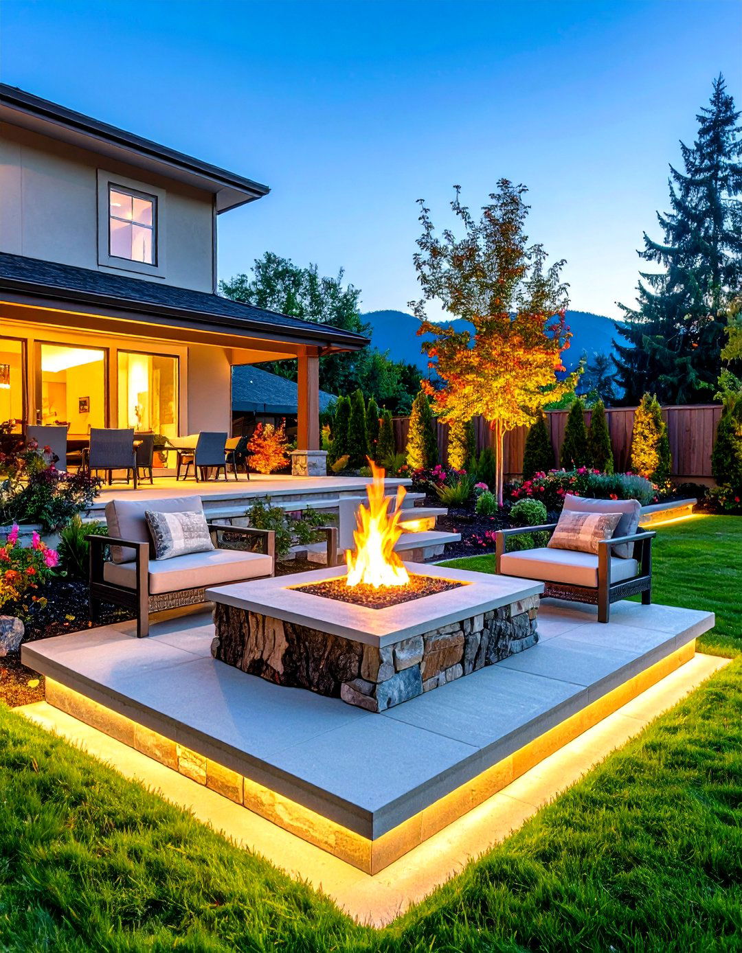 Elevated Platform Design - 24 Tree Stump Fire Pit Ideas