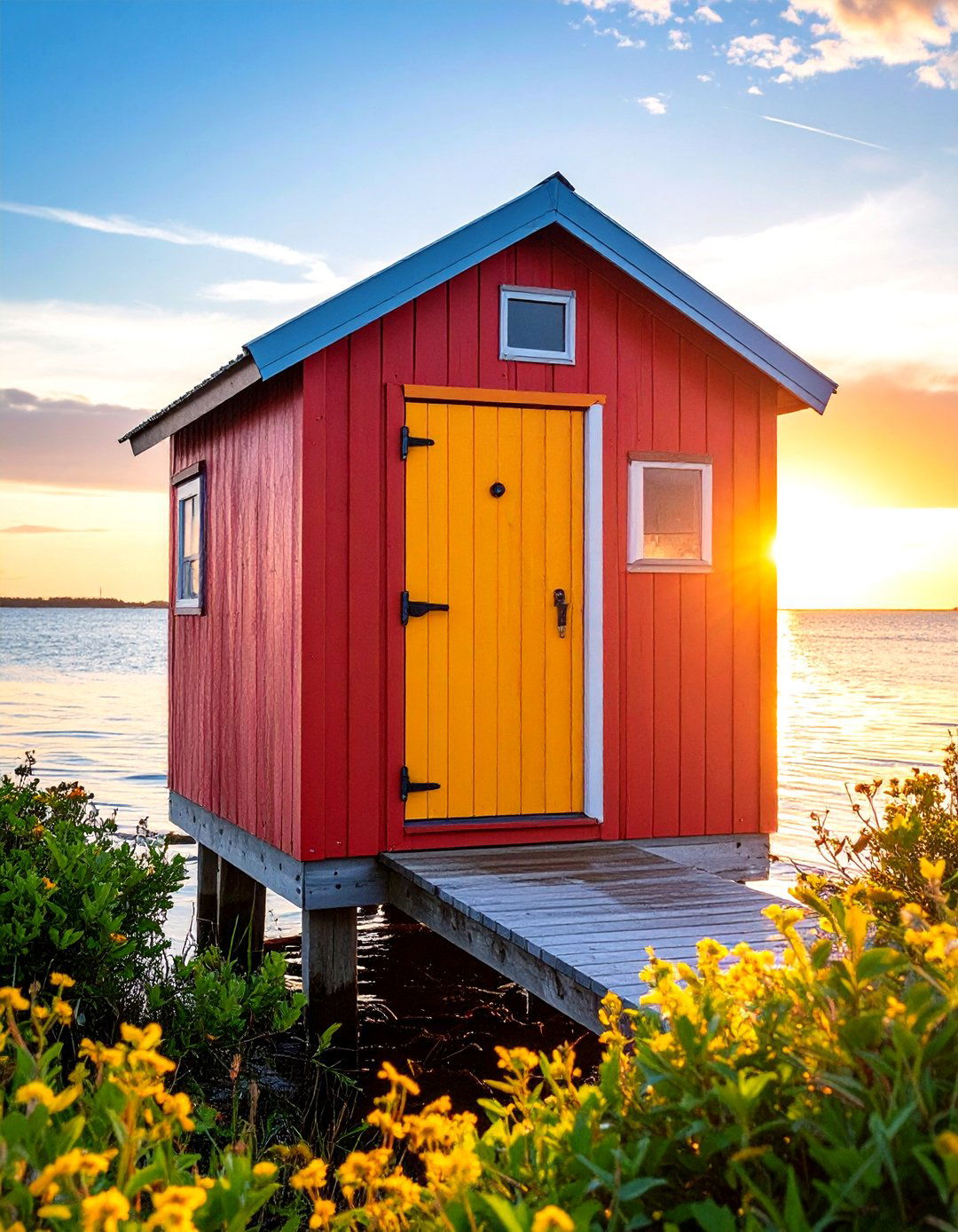 Elevated Stilts Coastal Design with Flood Protection - 24 Outhouse Design Ideas