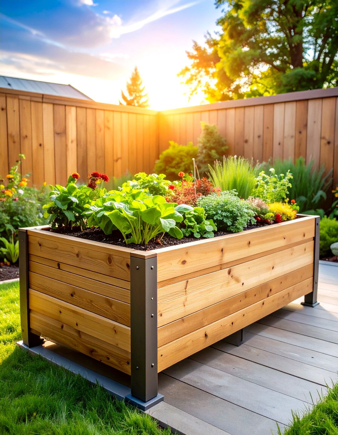 Elevated Waist High Garden Beds - 24 Raised Garden Bed Ideas