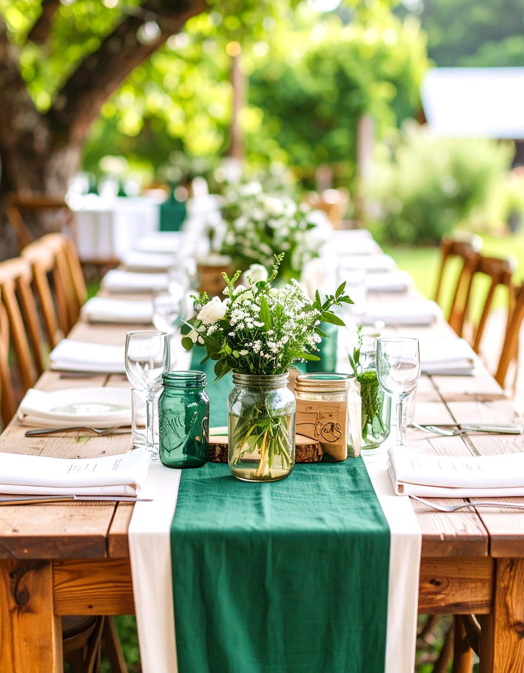 Emerald Cottage Country Wedding - 24 Emerald Green Wedding Ideas
