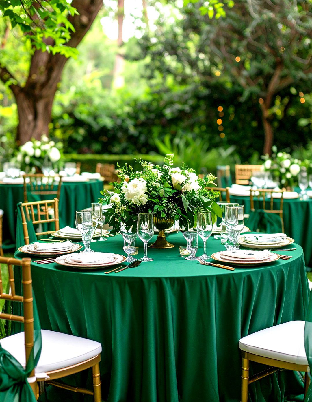 Emerald Garden Party Wedding - 24 Emerald Green Wedding Ideas