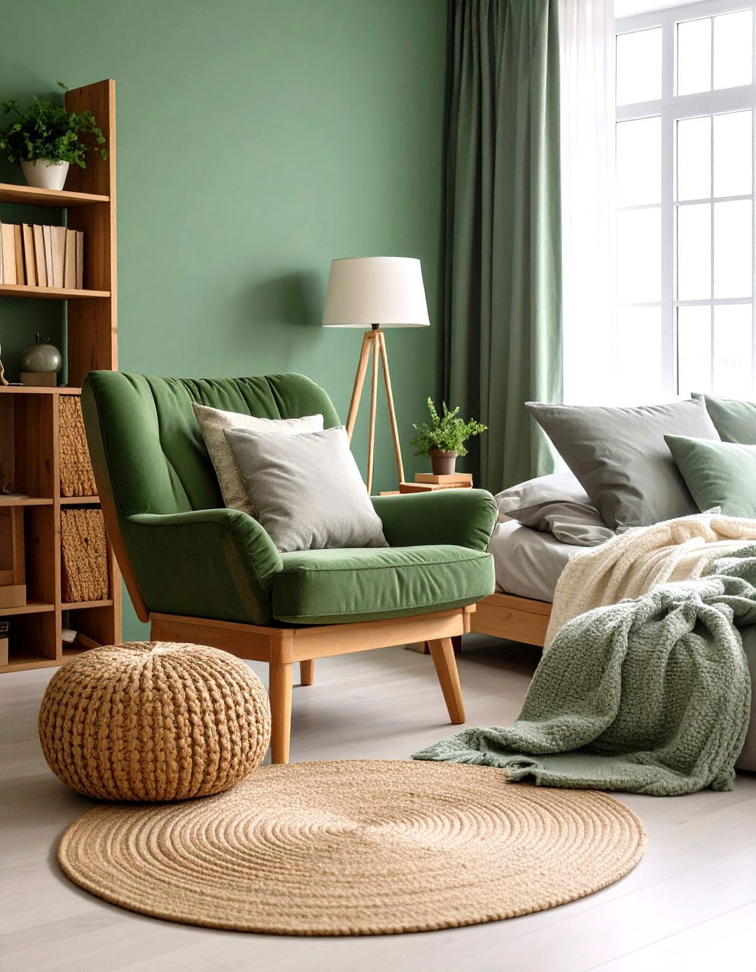Emerald Green Reading Nook Bedroom - 24 Emerald Green Bedroom Ideas