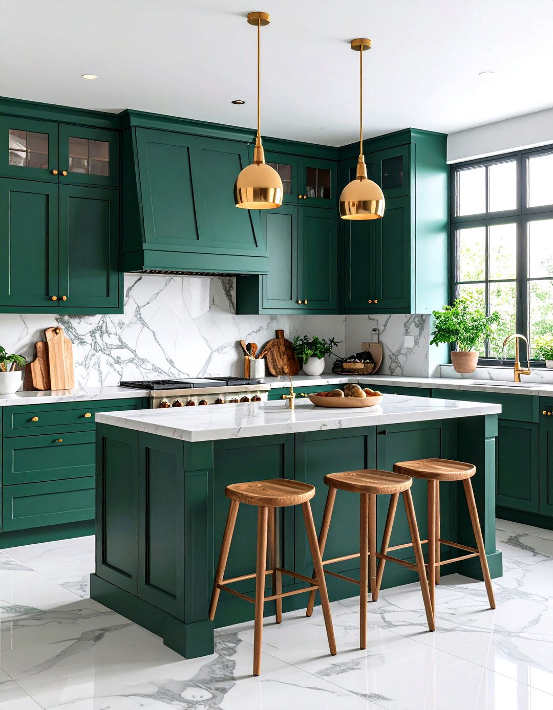 Emerald Green Two Tone Sophistication - 24 Emerald Green Kitchen Ideas