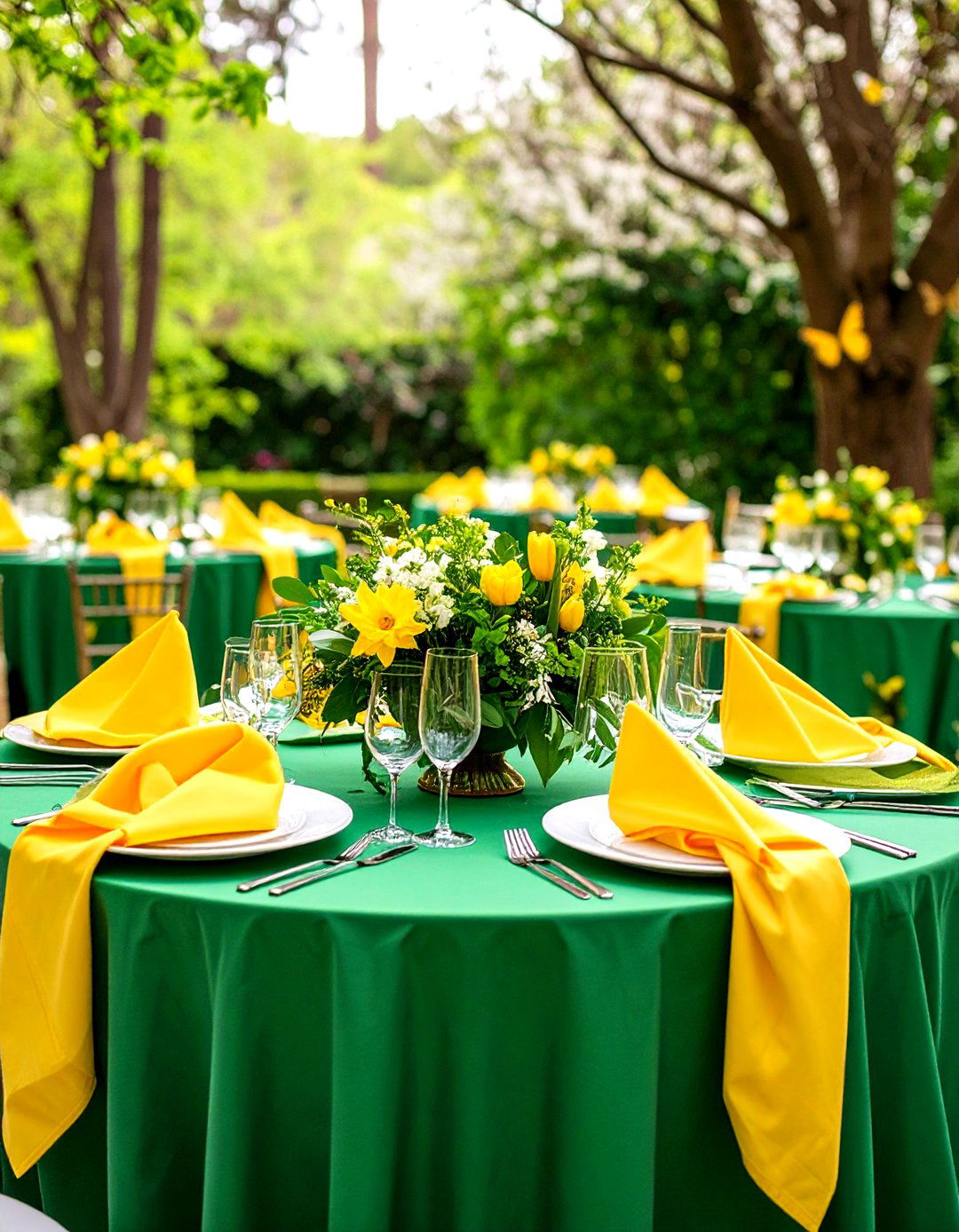 Emerald Spring Garden Wedding - 24 Emerald Green Wedding Ideas