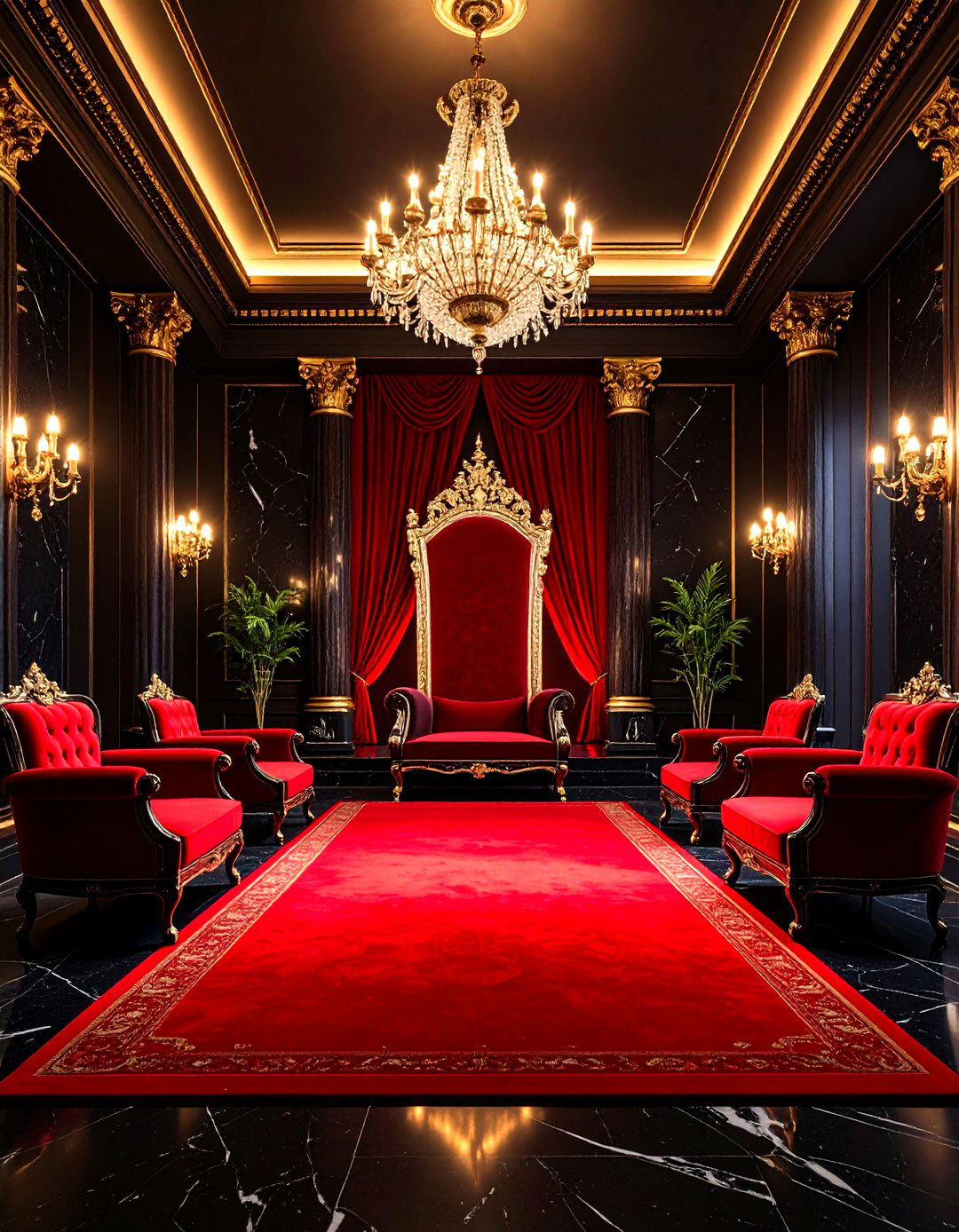 Emperors Throne Room Sanctuary - 24 Star Wars Man Cave Ideas