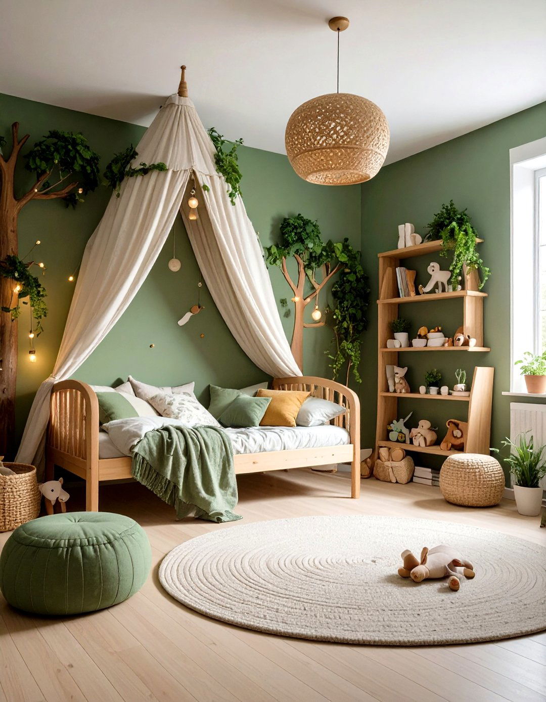 Enchanted Forest Woodland Theme - 24 Toddler Room Ideas