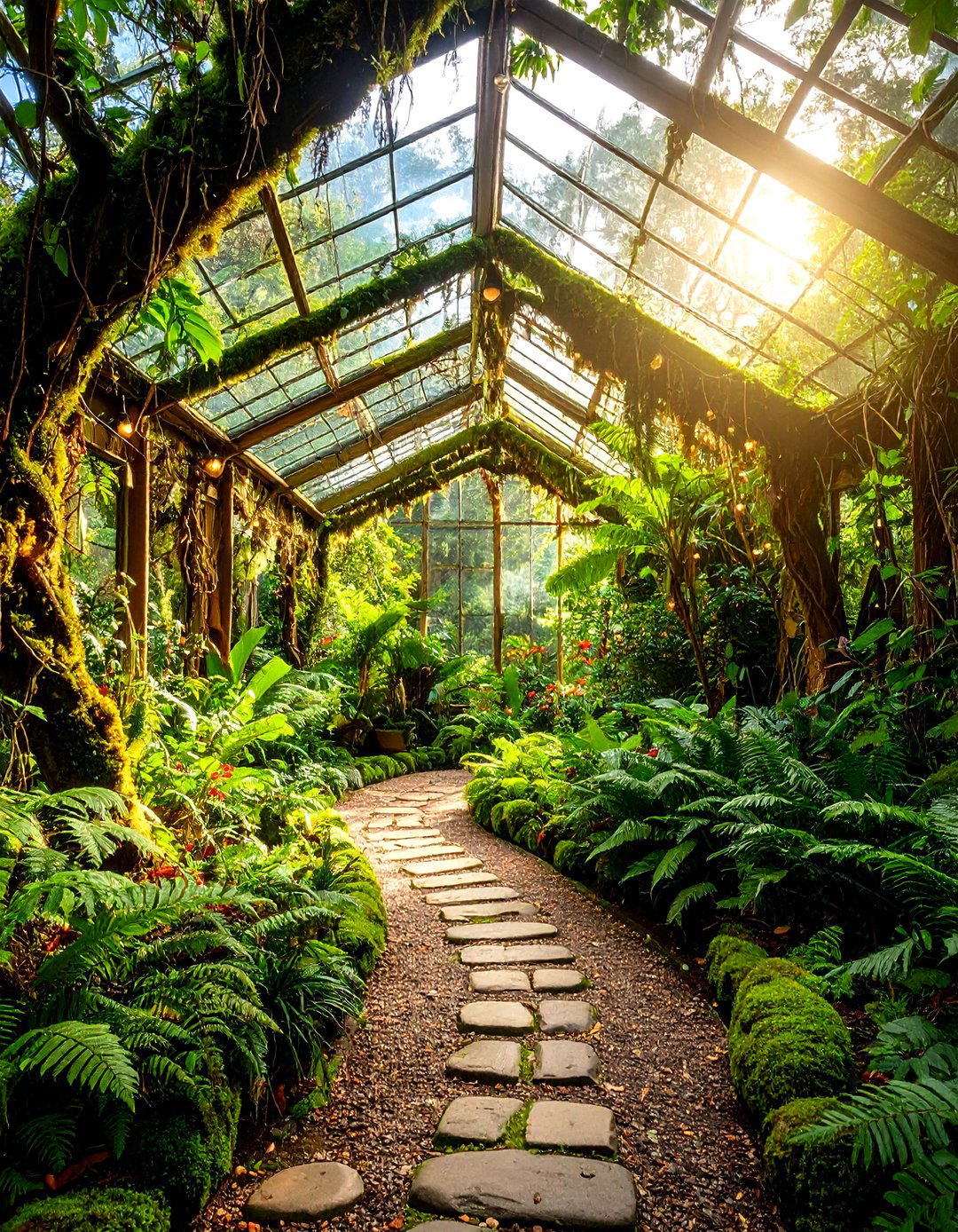 Enchanted Woodland Greenhouse - 24 Fantasy Greenhouse Ideas