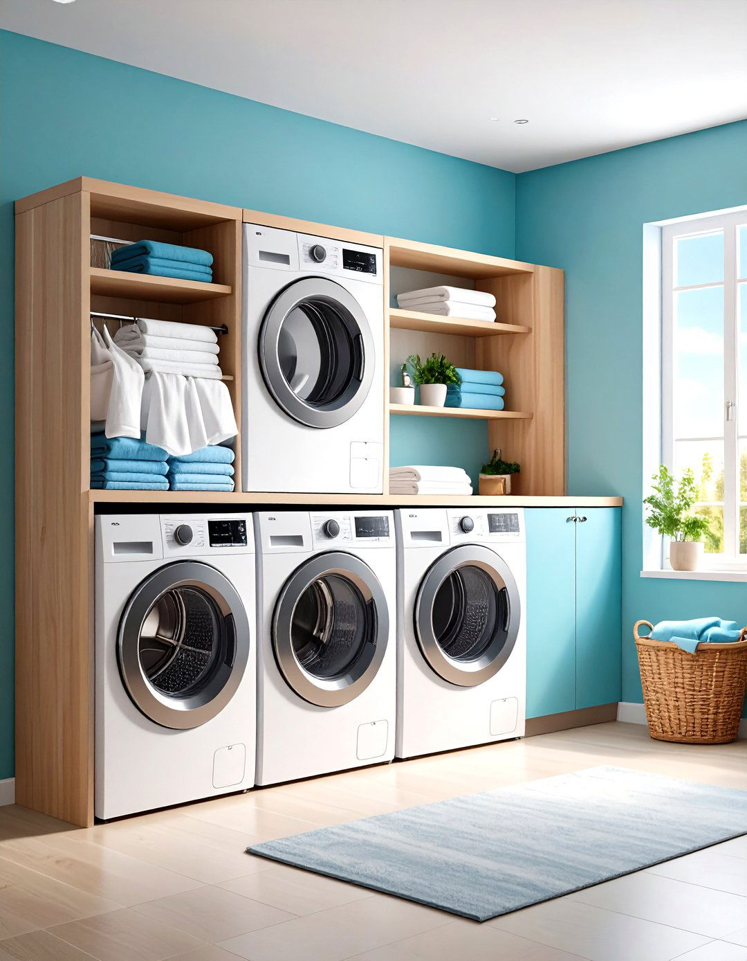 Enclosed Cabinet Drying System - 24 Laundry Room Drying Rack Ideas