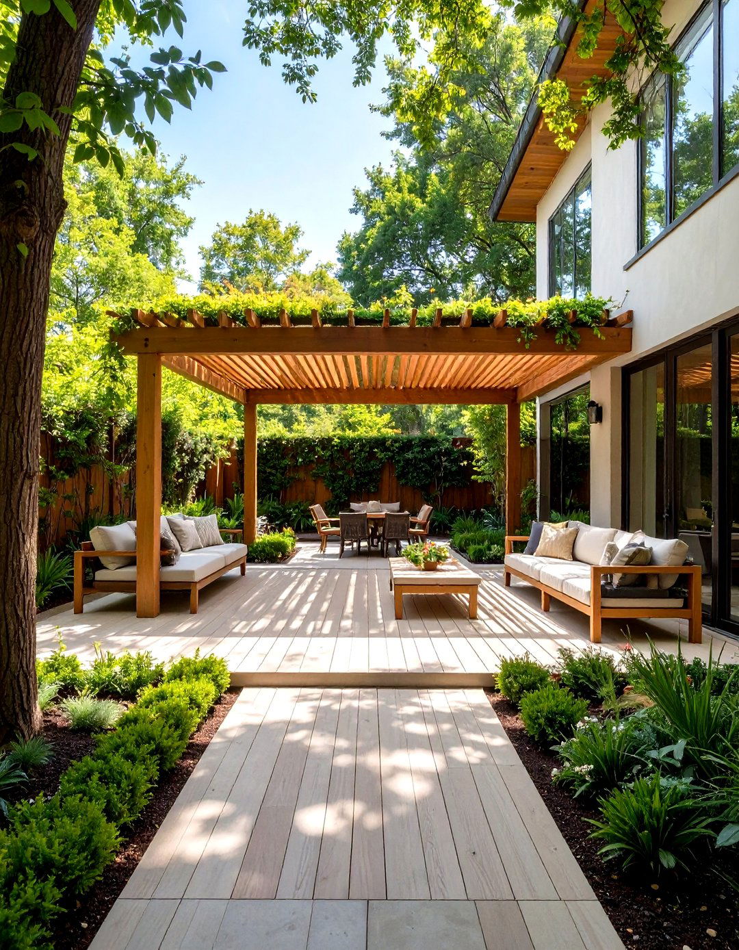 Enclosed Privacy Courtyard Retreat - 24 Courtyard Ideas