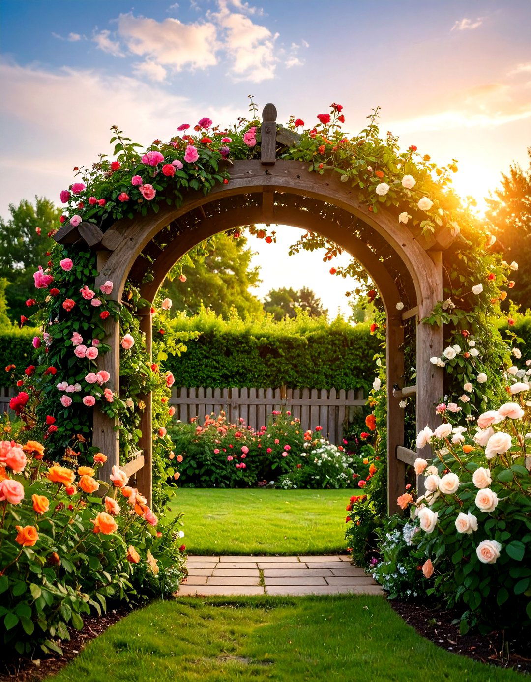 English Cottage Garden Arch - 24 Garden Arch Ideas