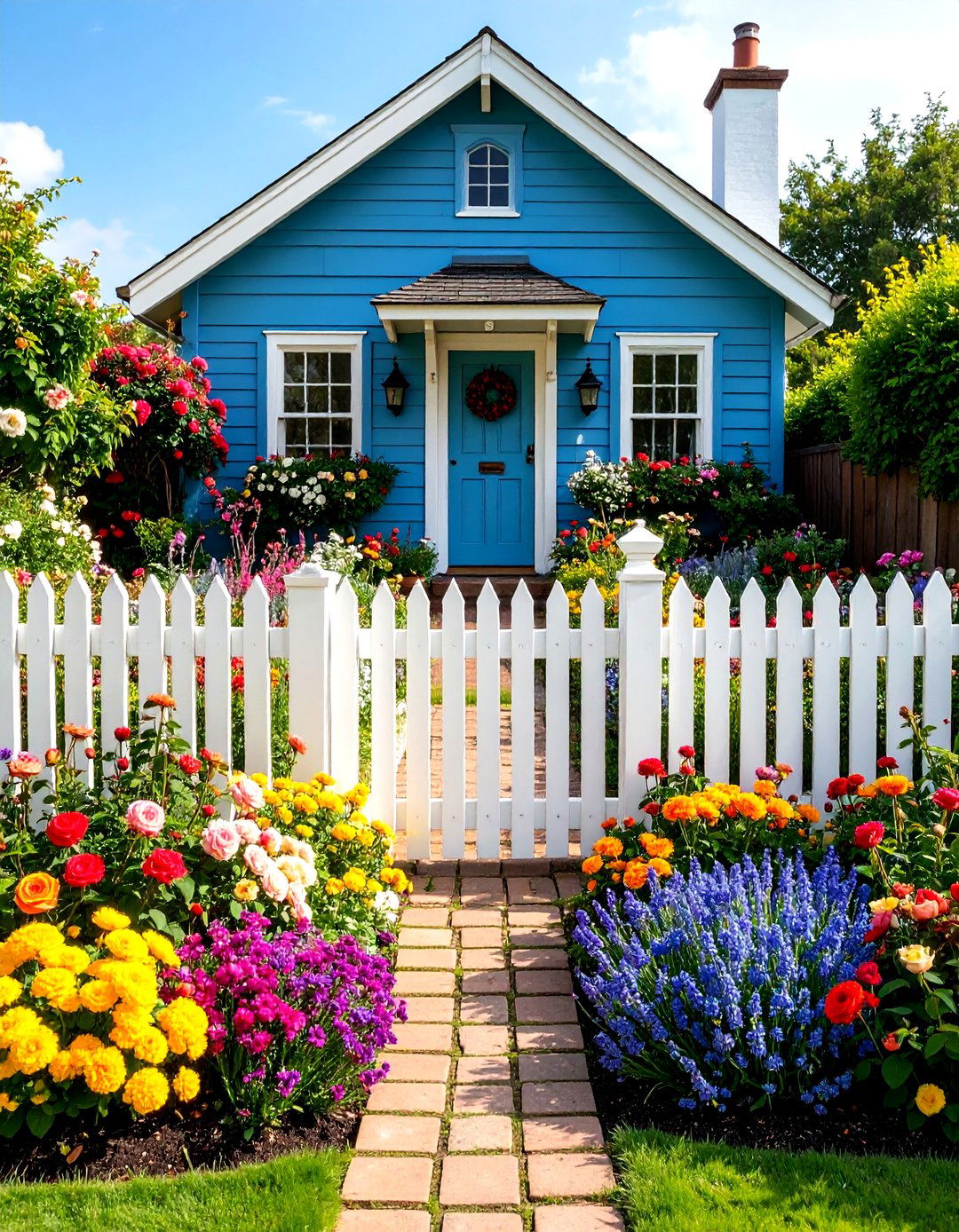 English Cottage Garden Style - 24 Front Yard Landscaping Ideas
