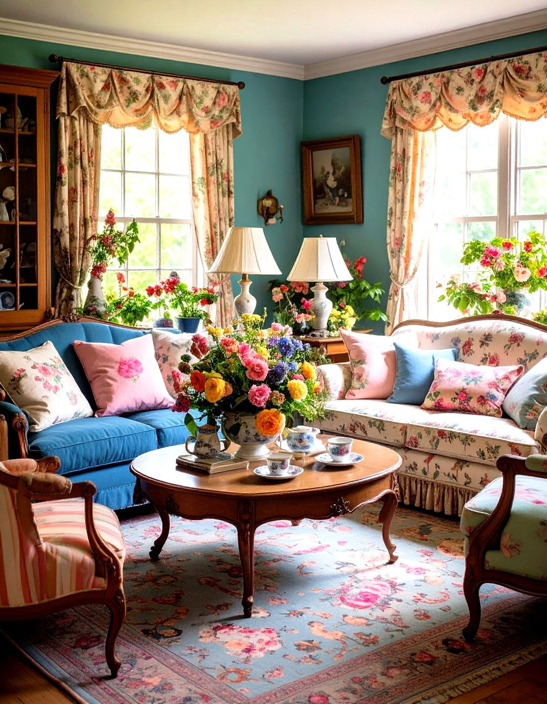 English Country Cottage - 24 Vintage Living Room Ideas