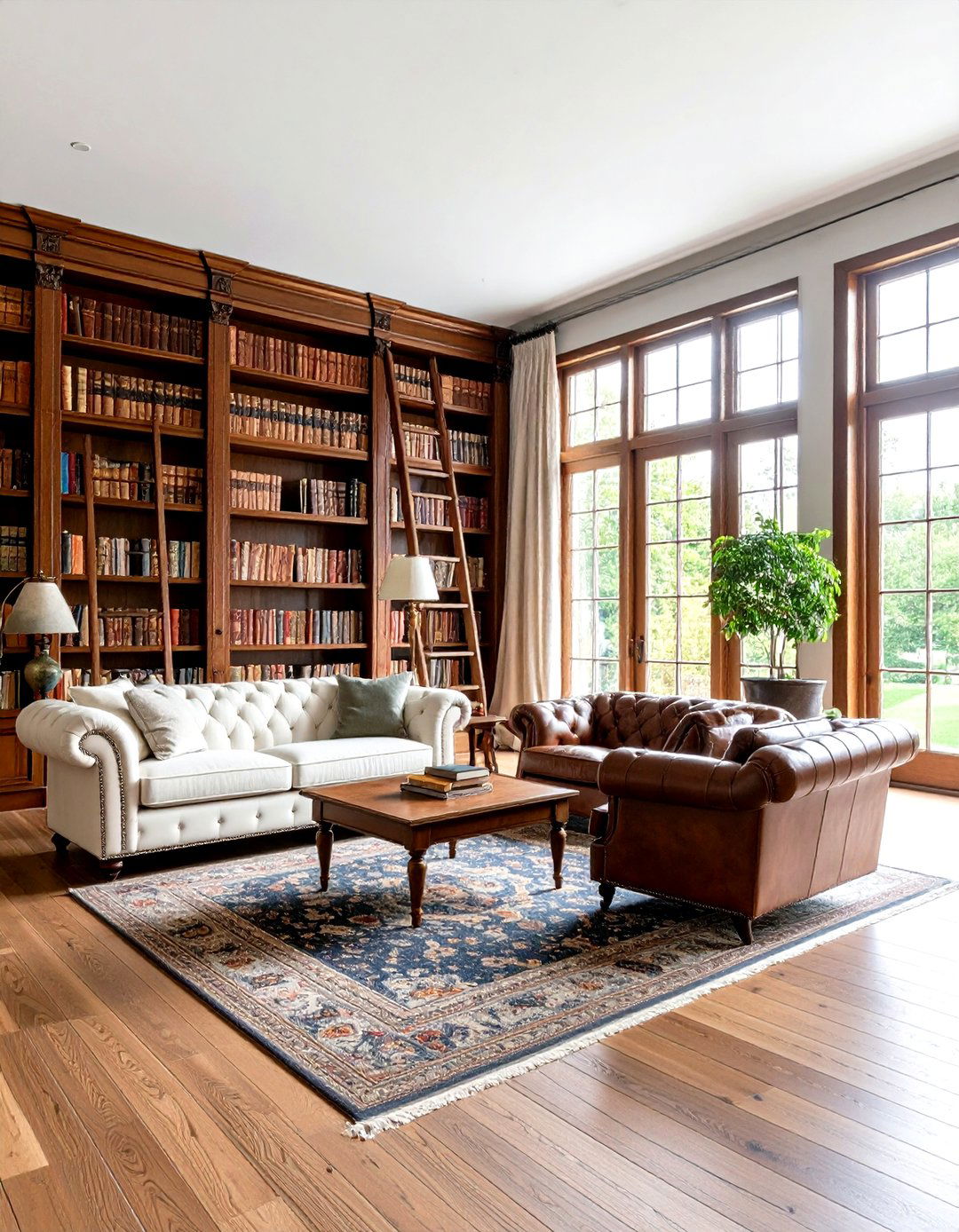 English Country Estate Library - 24 Ralph Lauren Living Room Ideas