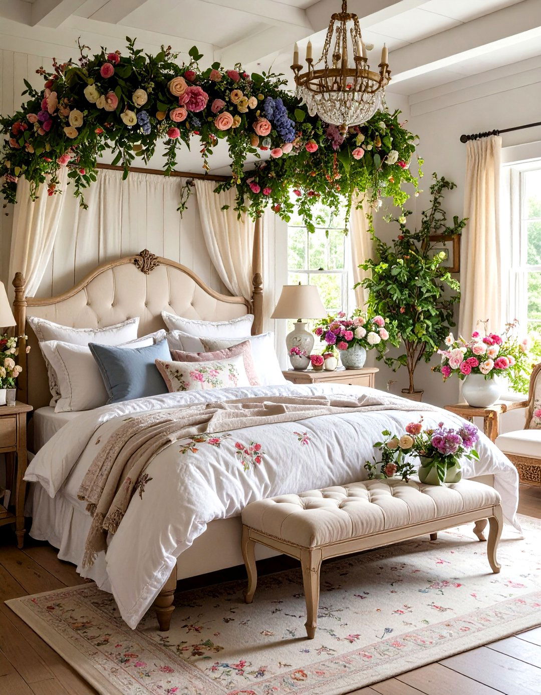 English Country Garden Bedroom