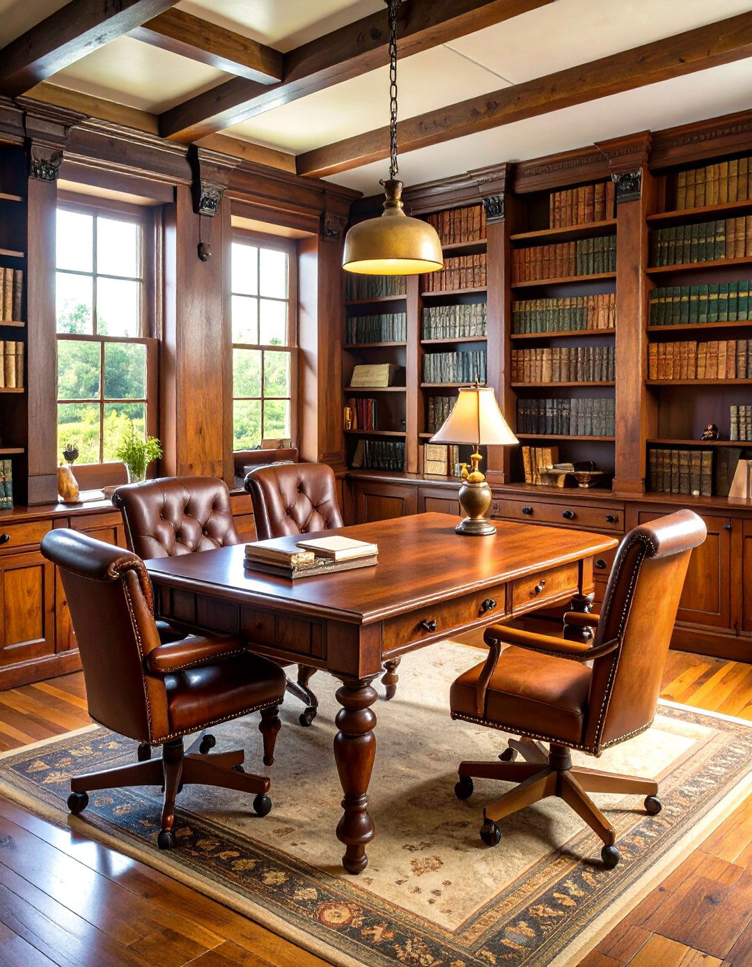 English Country Study - 24 Vintage Decor Ideas