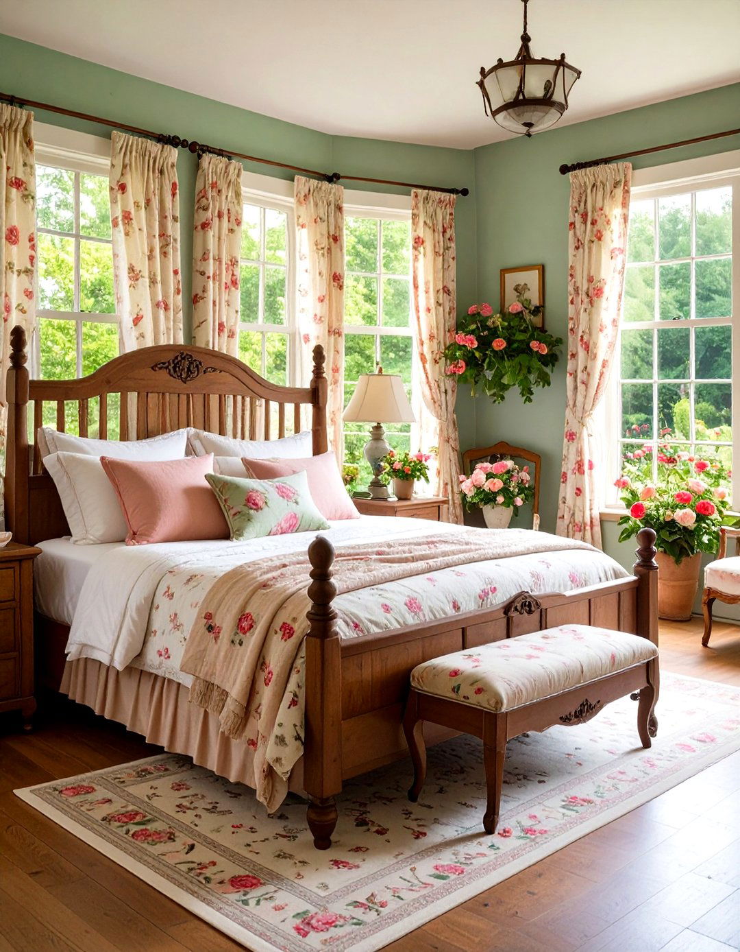 English Garden Cottage Bedroom - 24 Dreamy Bedroom Design Ideas
