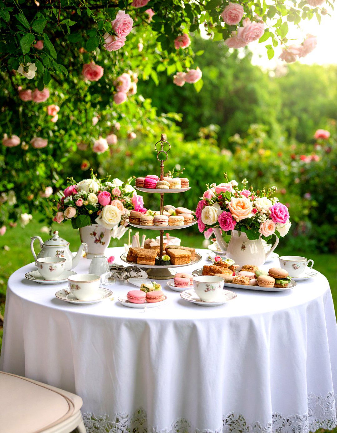 English Garden Rose Romance - 24 Garden Party Ideas