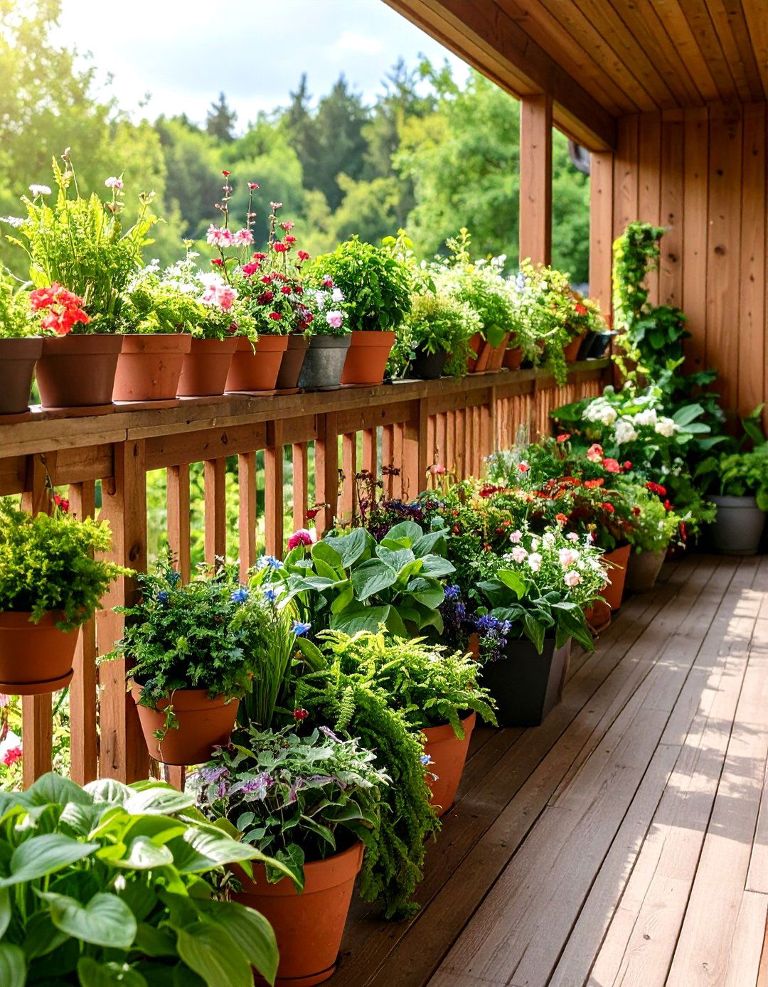English Woodland Shade Garden - 24 Balcony Garden Ideas