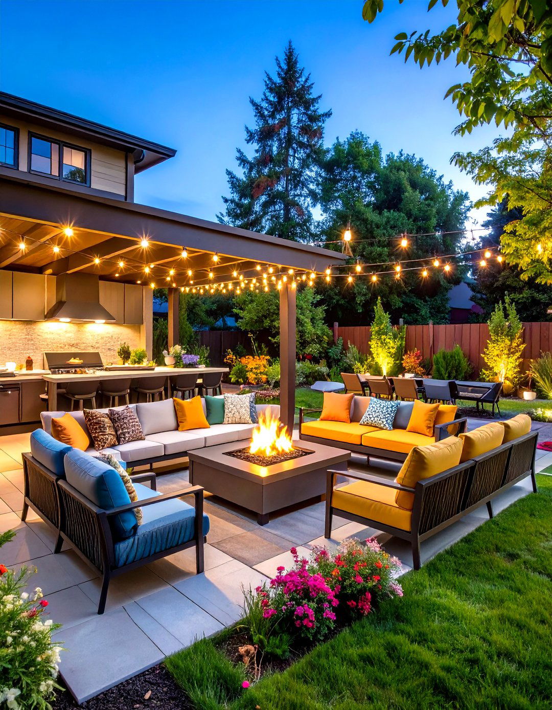 Entertainment Courtyard Space Design - 24 Courtyard Ideas