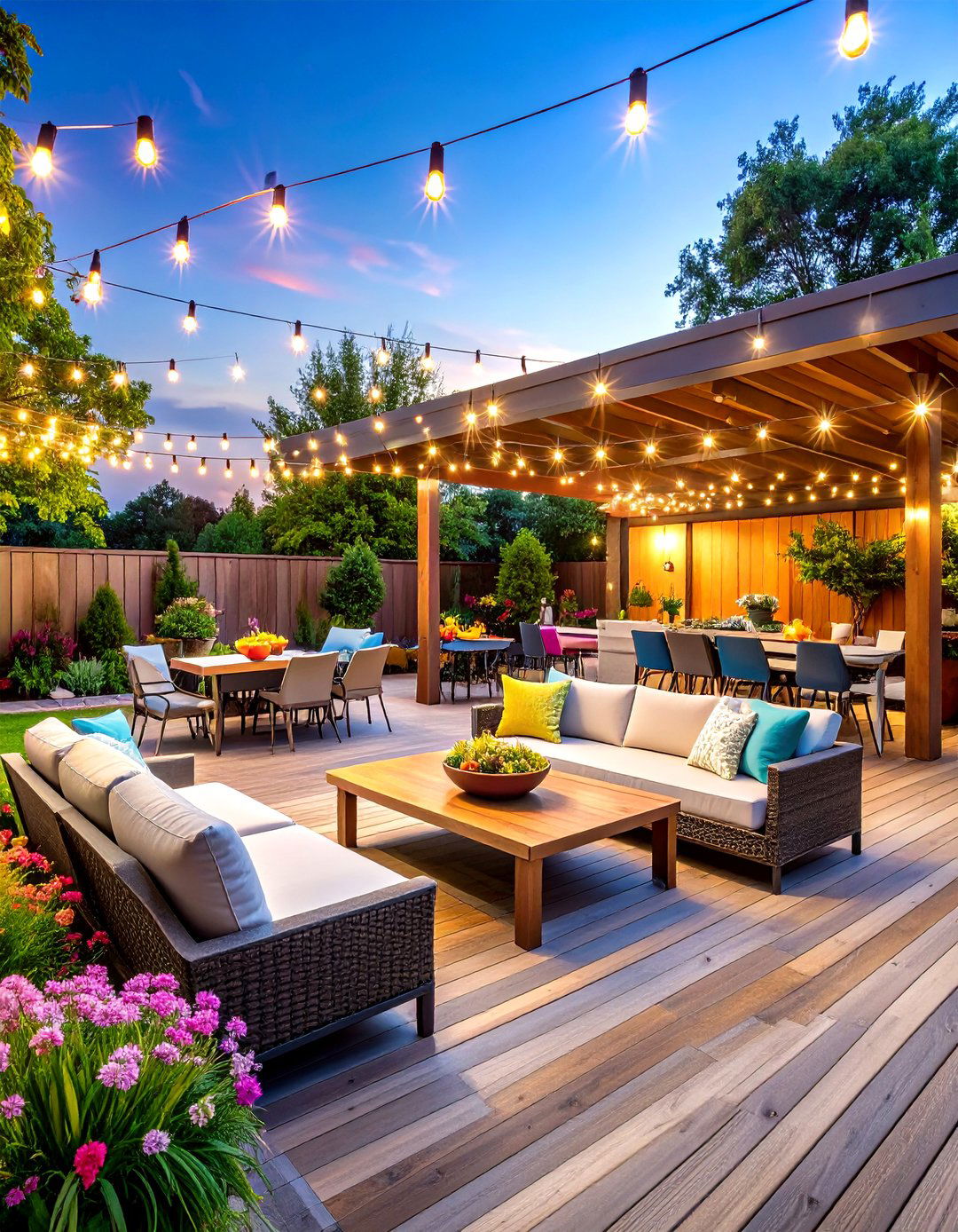 Entertainment Deck Paradise - 24 Backyard Oasis Ideas