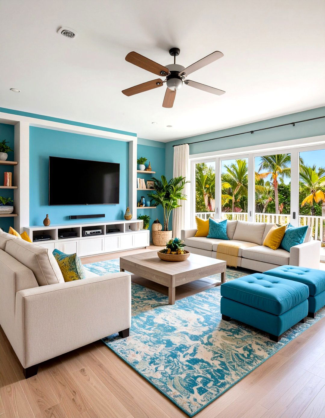 Entertainment Hub Florida Room - 24 Florida Room Ideas