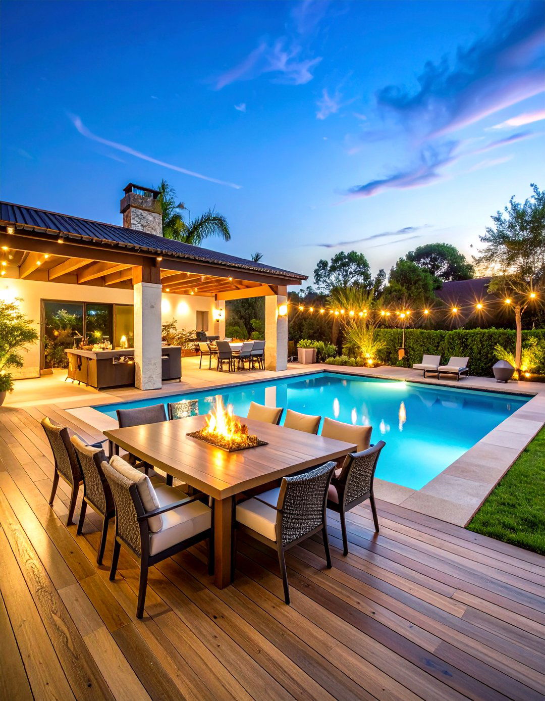 Entertainment Hub Pool Patio - 24 Pool Patio Ideas