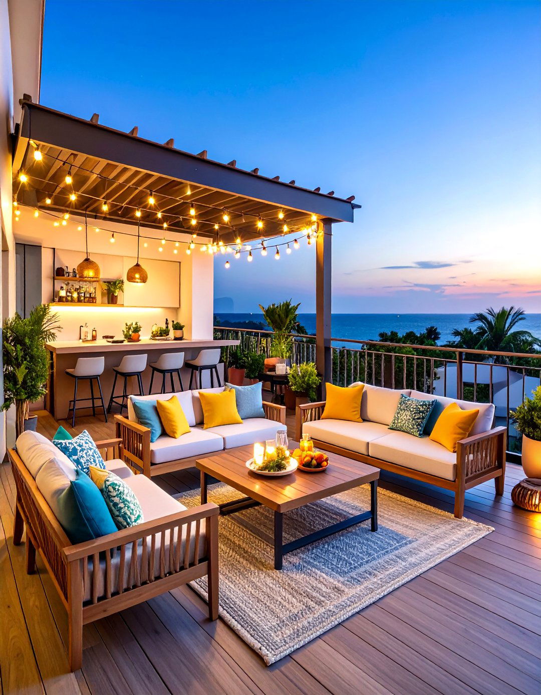 Entertainment Ready Bedroom Balcony Social Hub - 24 Bedroom Balcony Ideas