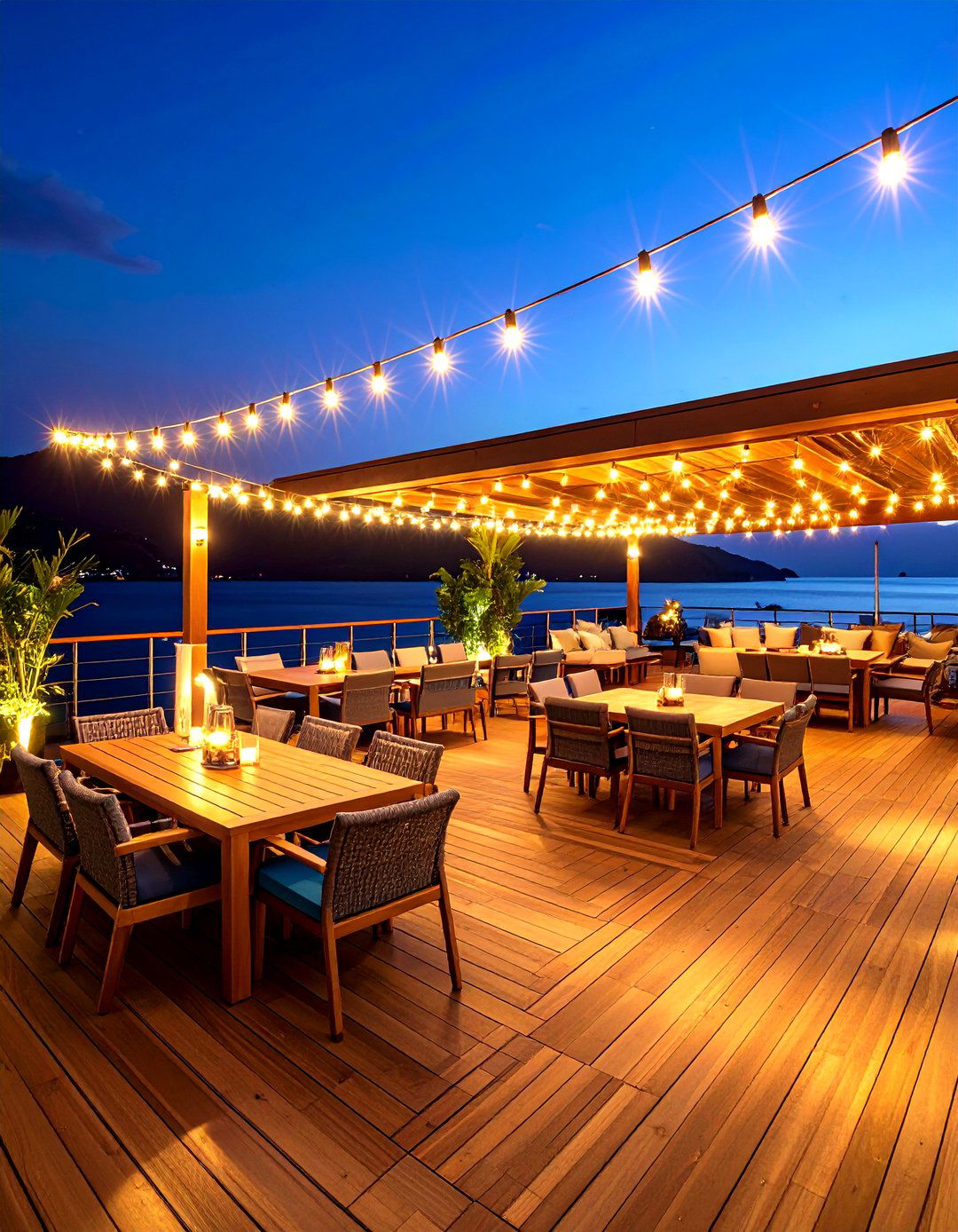 Entertainment Zone Lighting - 24 Deck Lighting Ideas