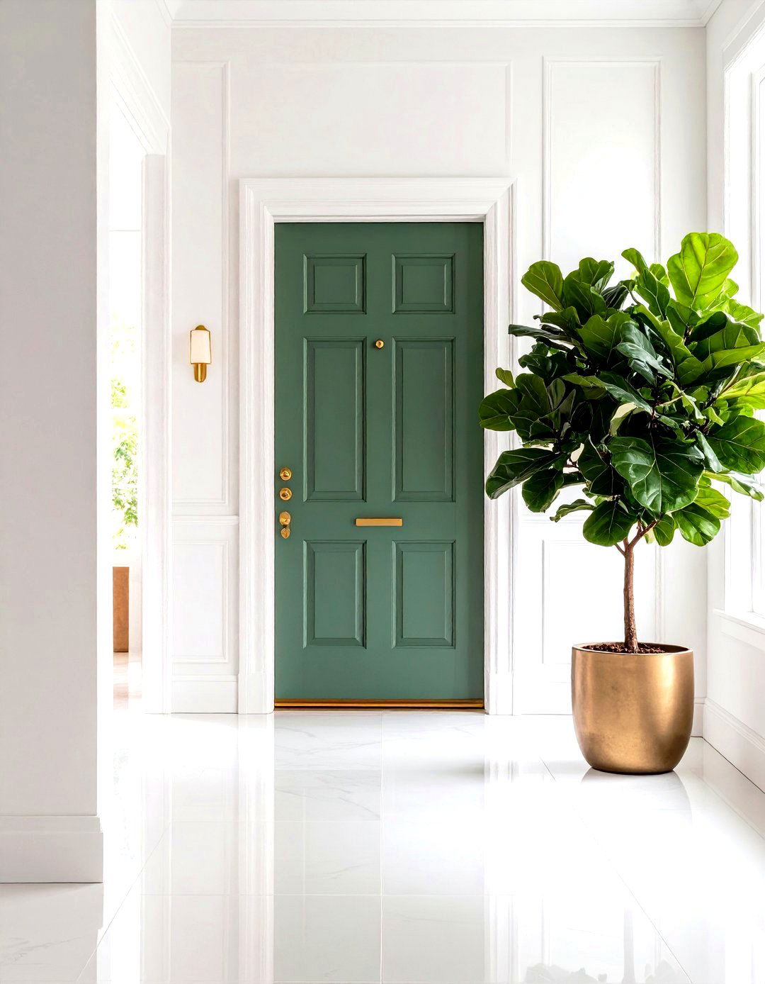 Entrance Foyer Plant Welcomes - 24 Ways Decorating With Plants