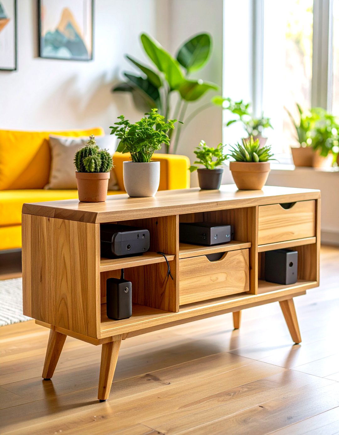 Entryway Storage with Charging Station - 24 Entryway Storage Ideas