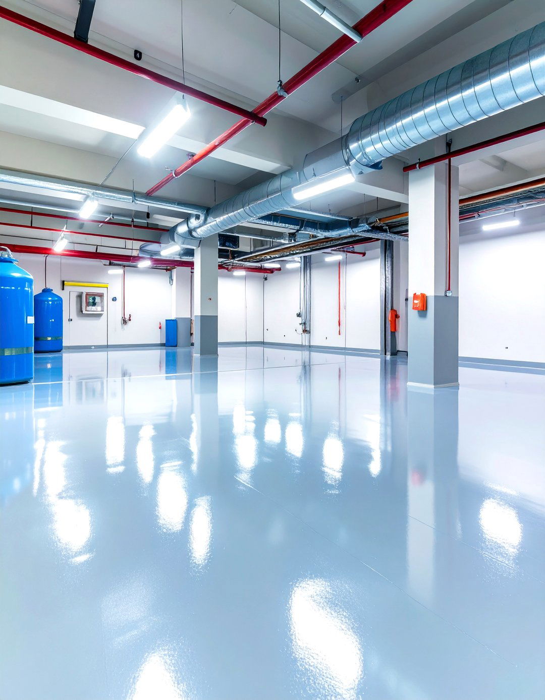 Epoxy Coating Applications - 24 Basement Floor Ideas