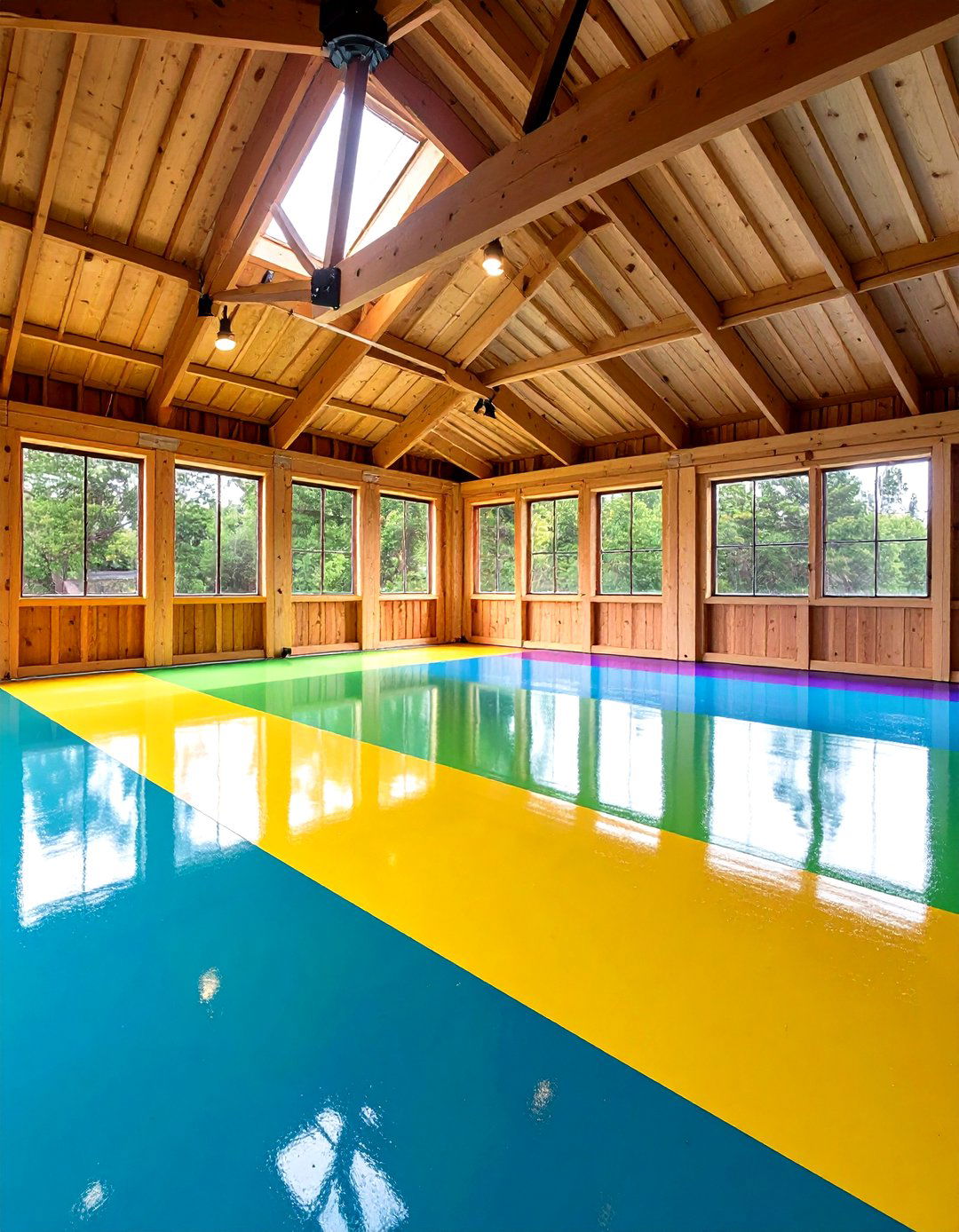 Epoxy Coating Surface - 24 Shed Floor Ideas