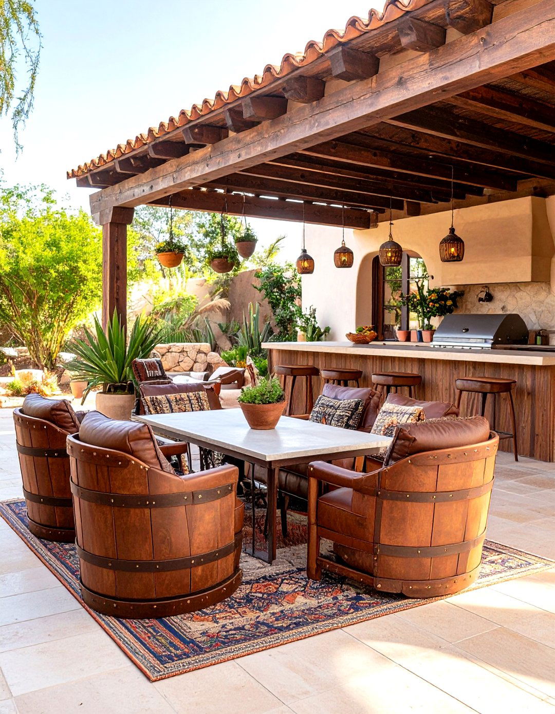Equipal Furniture Outdoor Kitchen - 24 Mexican Outdoor Kitchen Ideas